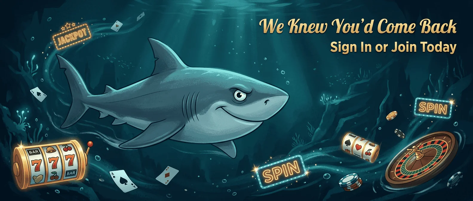 Winshark Australia casino secure login page screen